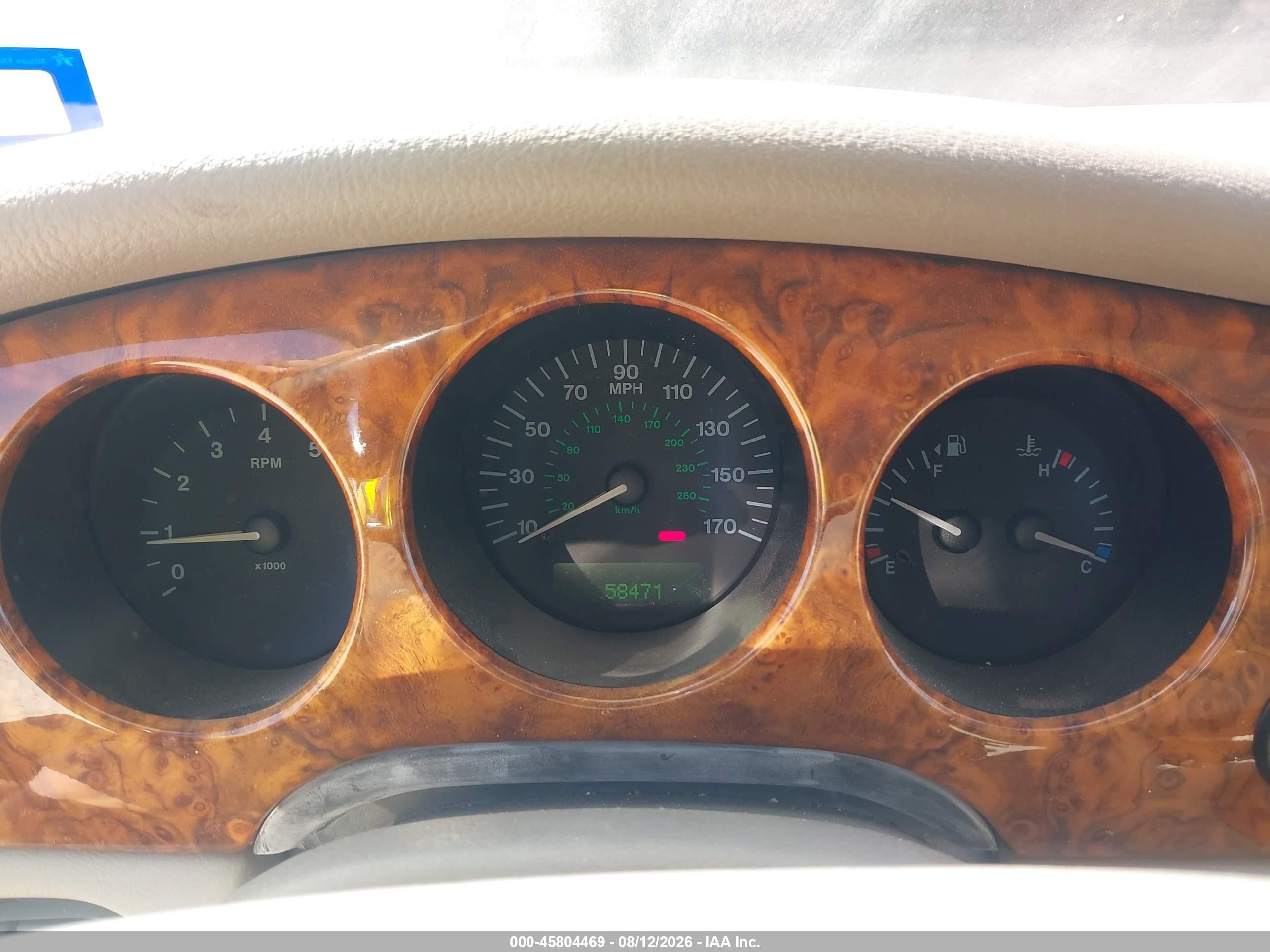 2000 Jaguar Xj (a6) Blue vin: SAJDA14C0YLF00134