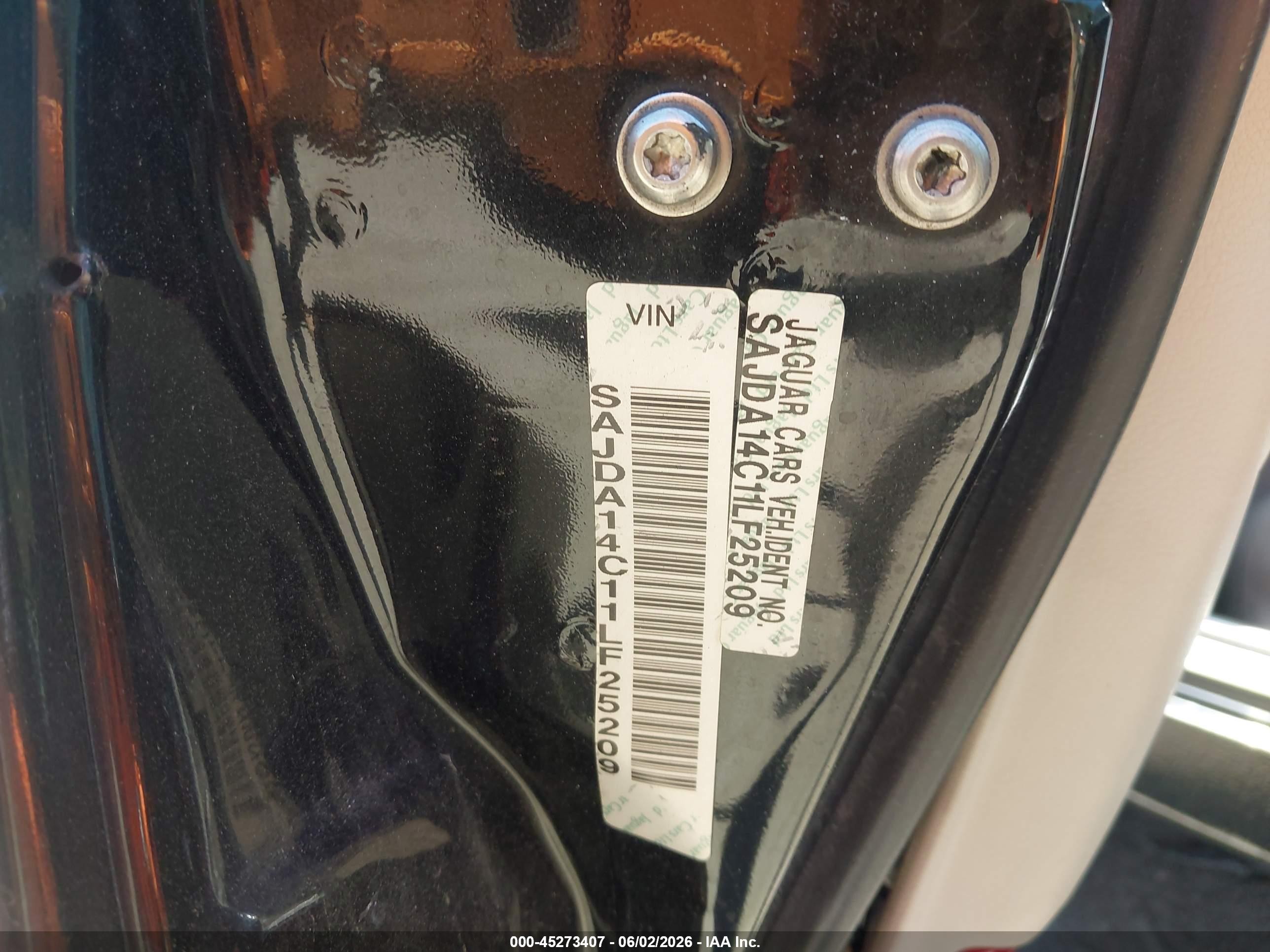 2001 Jaguar Xj8   Black vin: SAJDA14C11LF25209