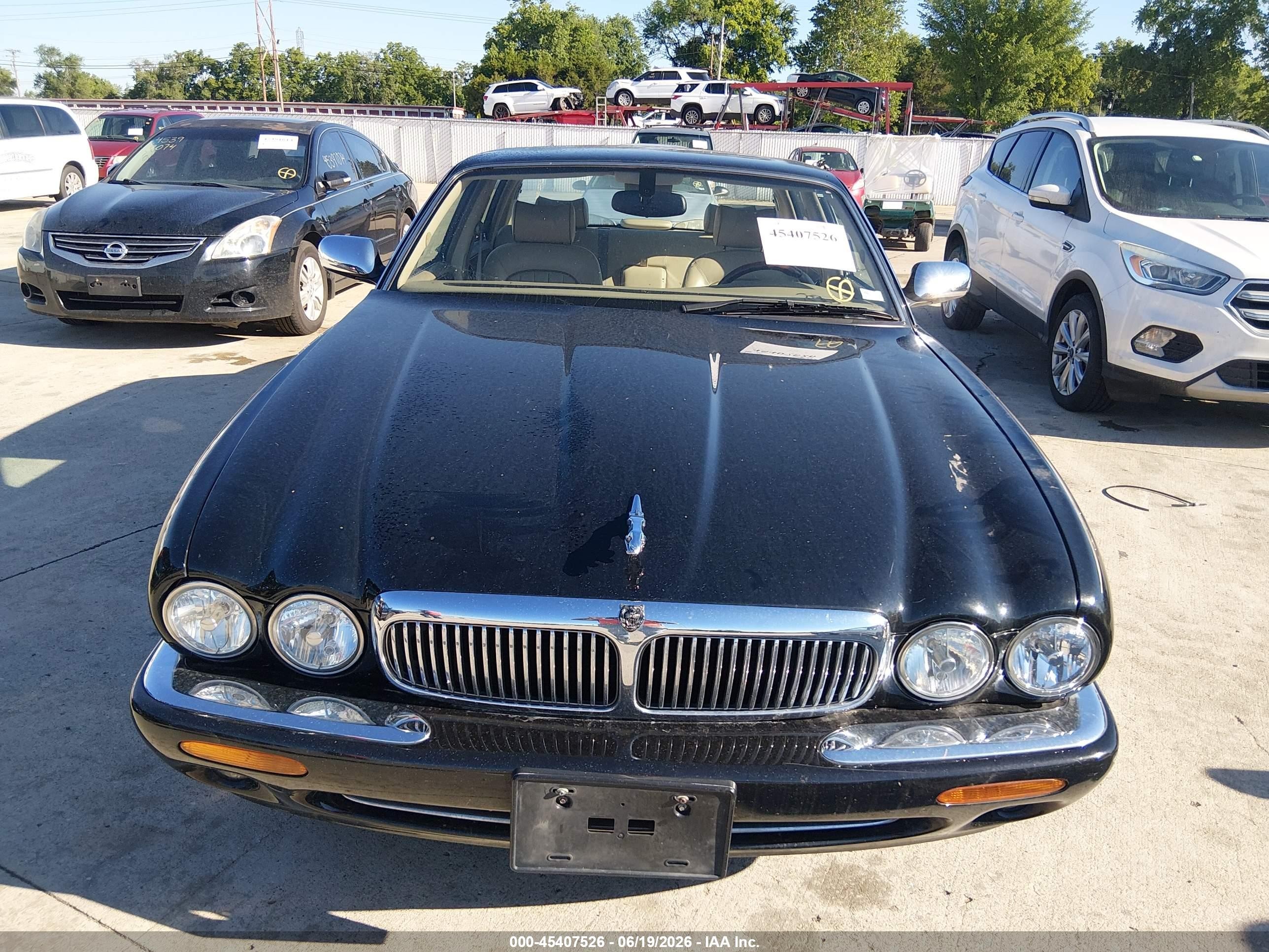 2003 Jaguar Xj Xj8 Black vin: SAJDA14C23LF58268