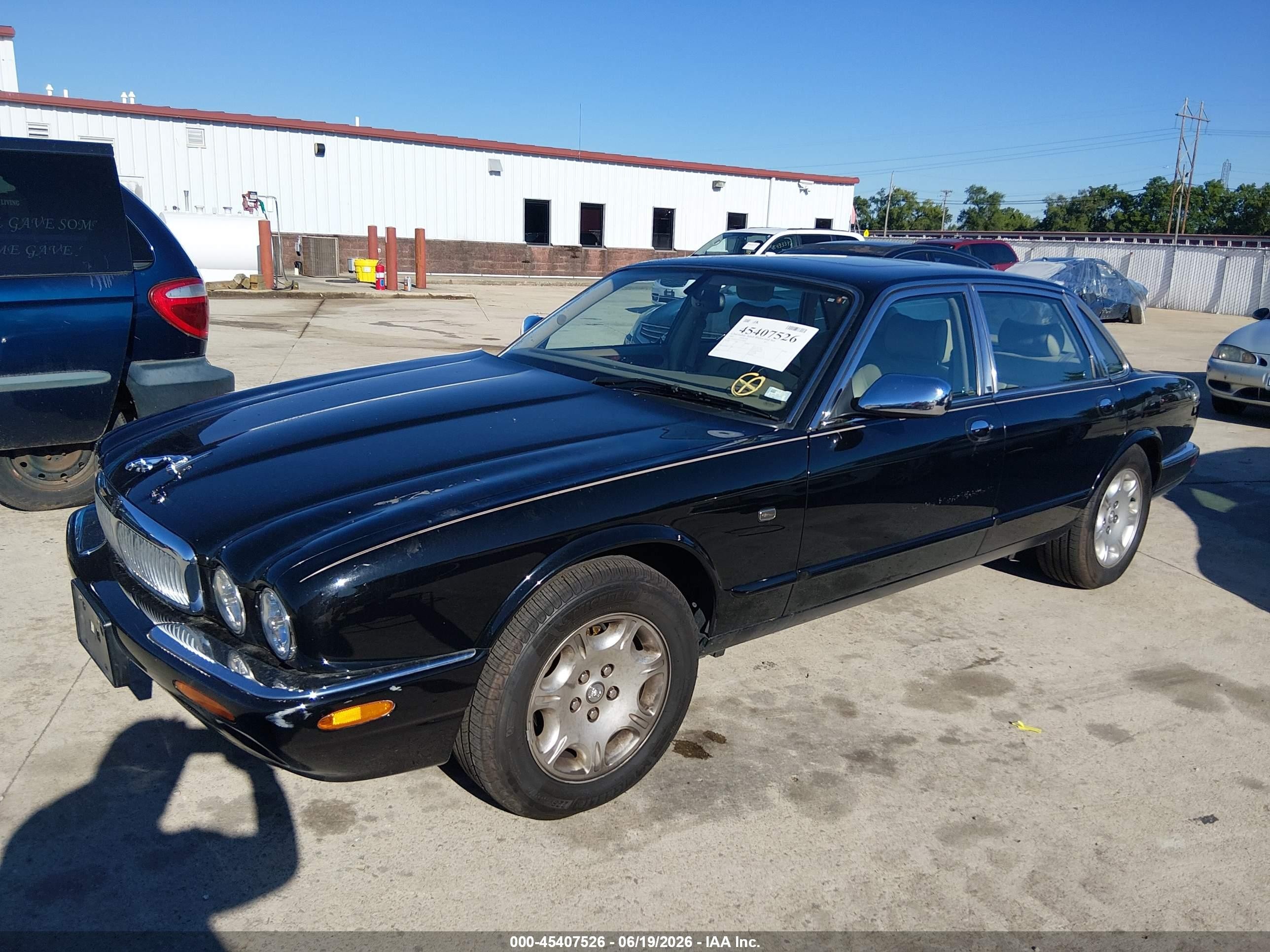 2003 Jaguar Xj Xj8 Black vin: SAJDA14C23LF58268