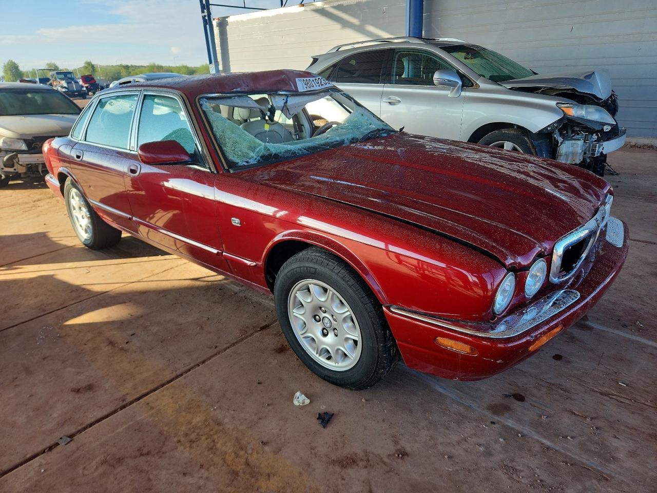 2002 Jaguar Xj8 Бордовый vin: SAJDA14C32LF44541
