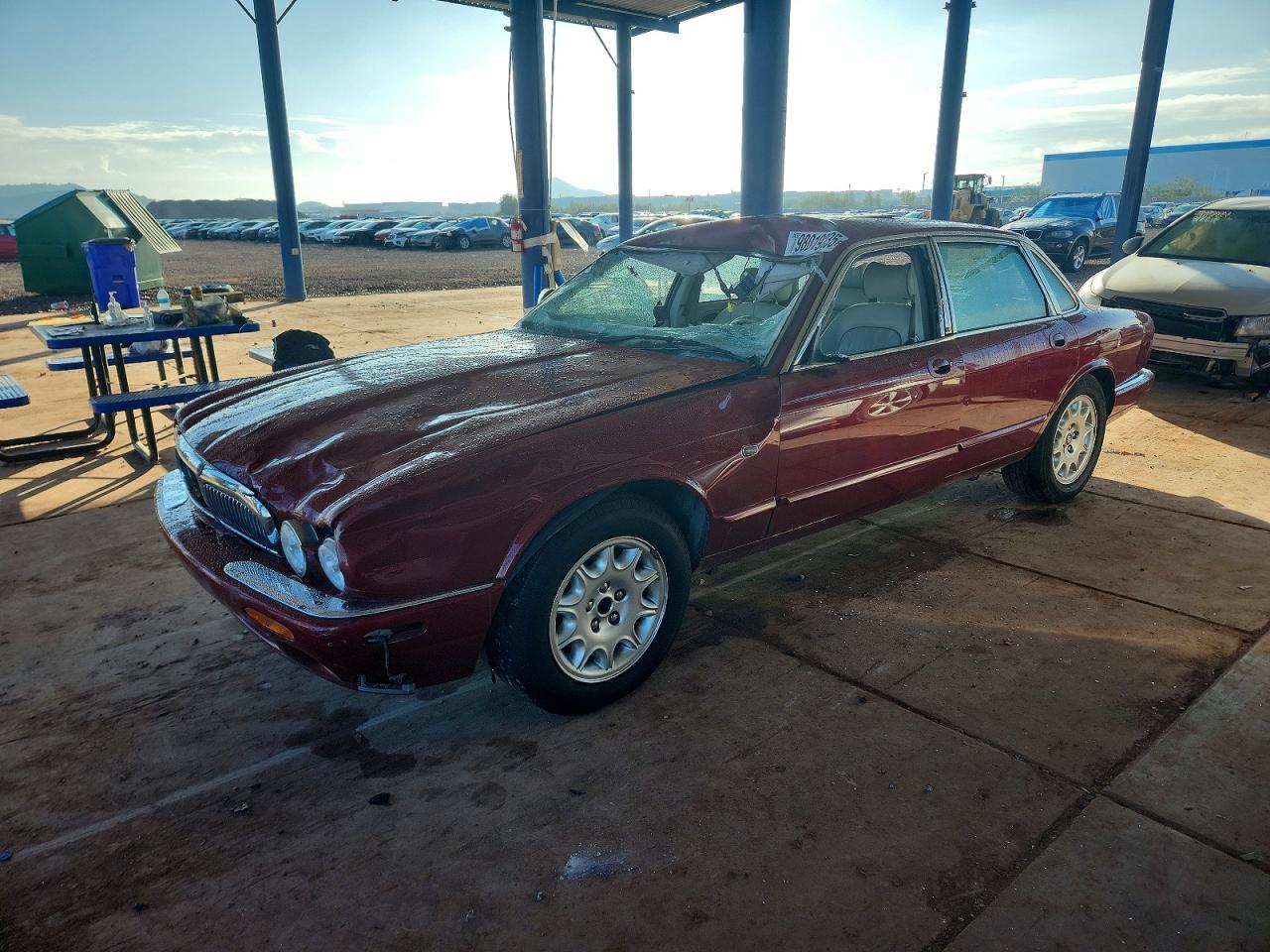 2002 Jaguar Xj8 Бордовый vin: SAJDA14C32LF44541