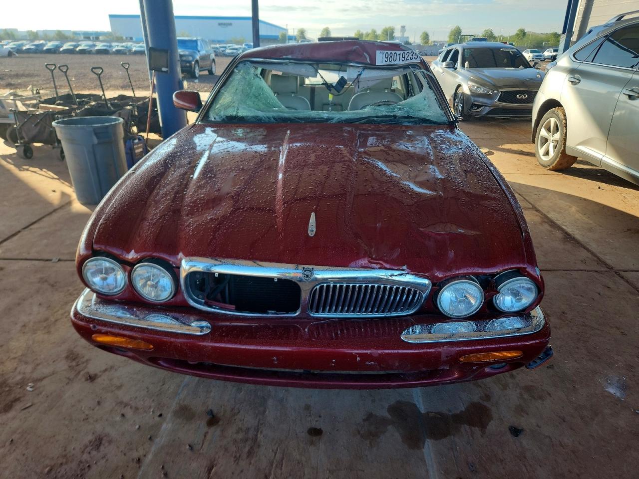 2002 Jaguar Xj8 Бордовый vin: SAJDA14C32LF44541