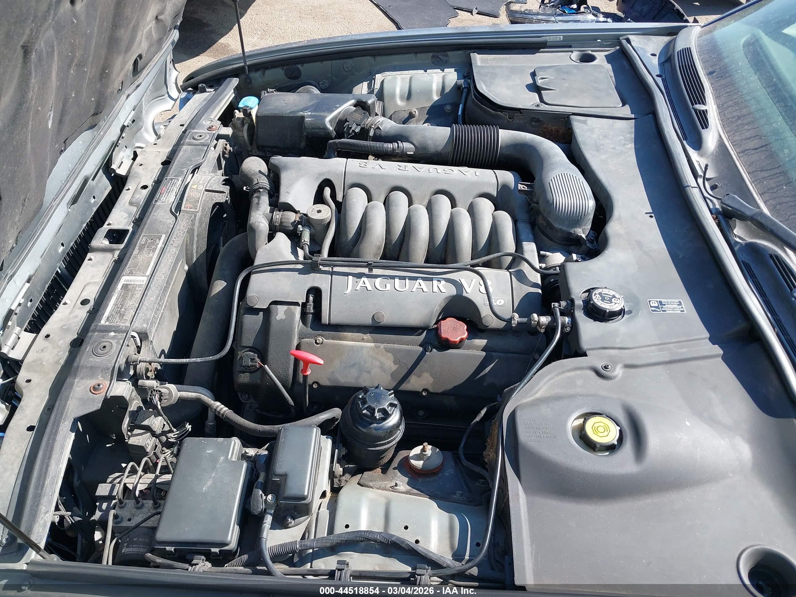 2002 Jaguar Xj8   Gray vin: SAJDA14C72LF47748