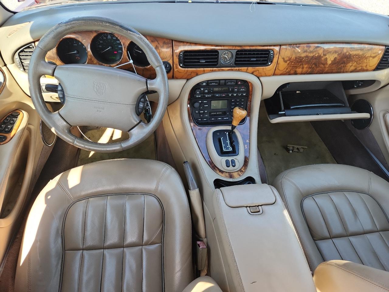 2002 Jaguar Xj8 Maroon vin: SAJDA14C82LF40386