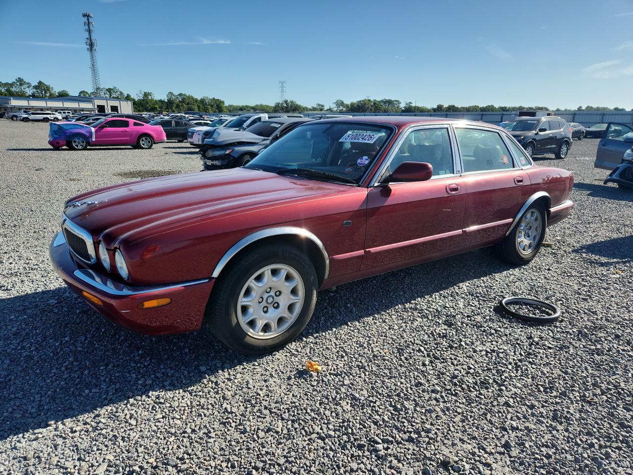 2002 Jaguar Xj8 Темно-бордовый vin: SAJDA14C82LF40386