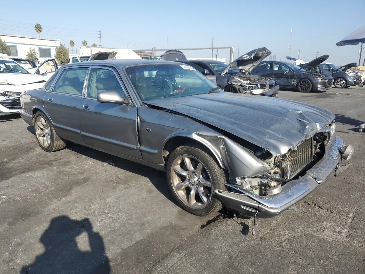 2002 Jaguar Xjr Gray vin: SAJDA15B12MF49401