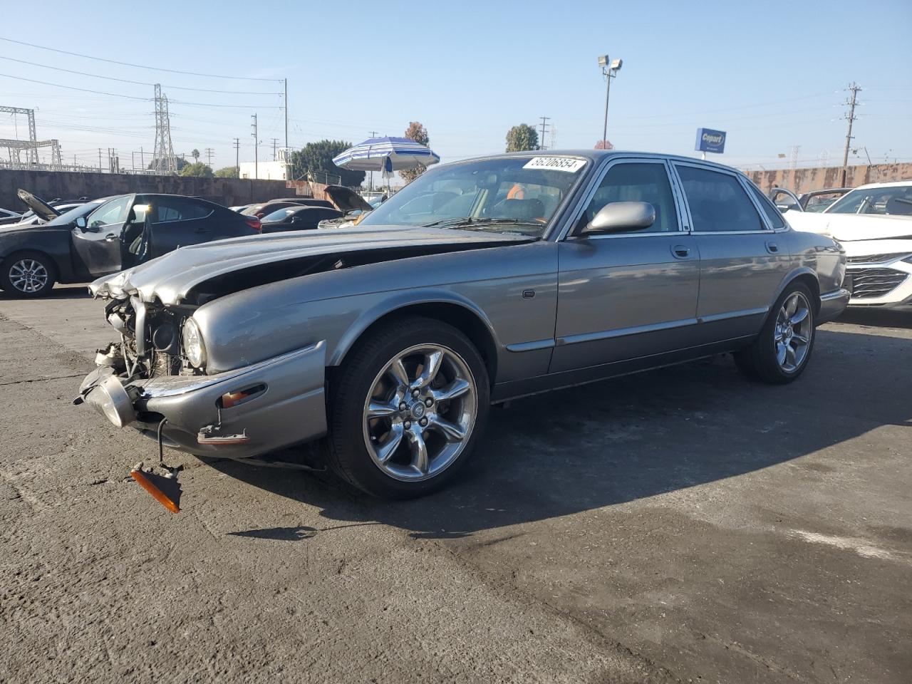 2002 Jaguar Xjr Gray vin: SAJDA15B12MF49401