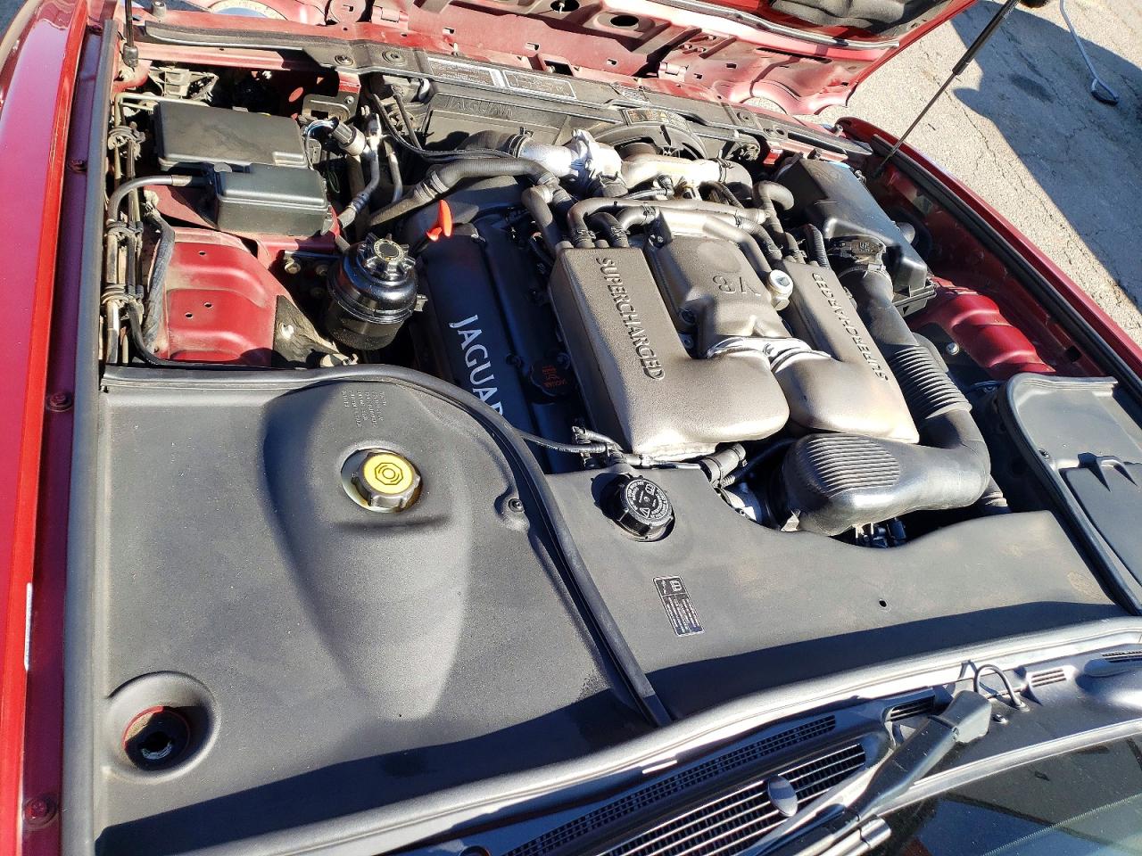 2001 Jaguar Xjr Red vin: SAJDA15B21MF30967