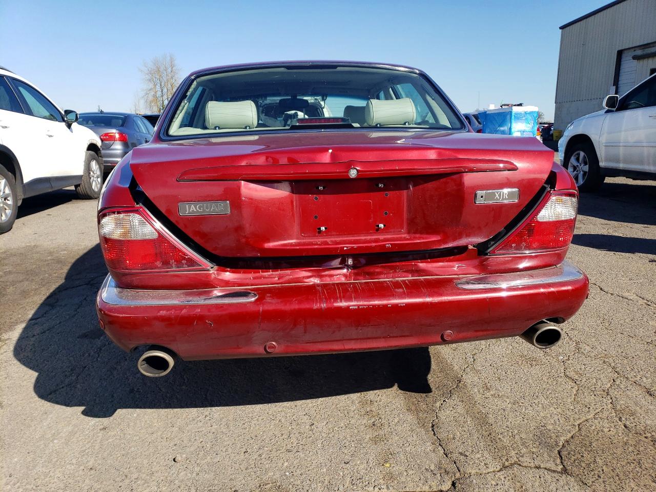 2001 Jaguar Xjr Red vin: SAJDA15B21MF30967
