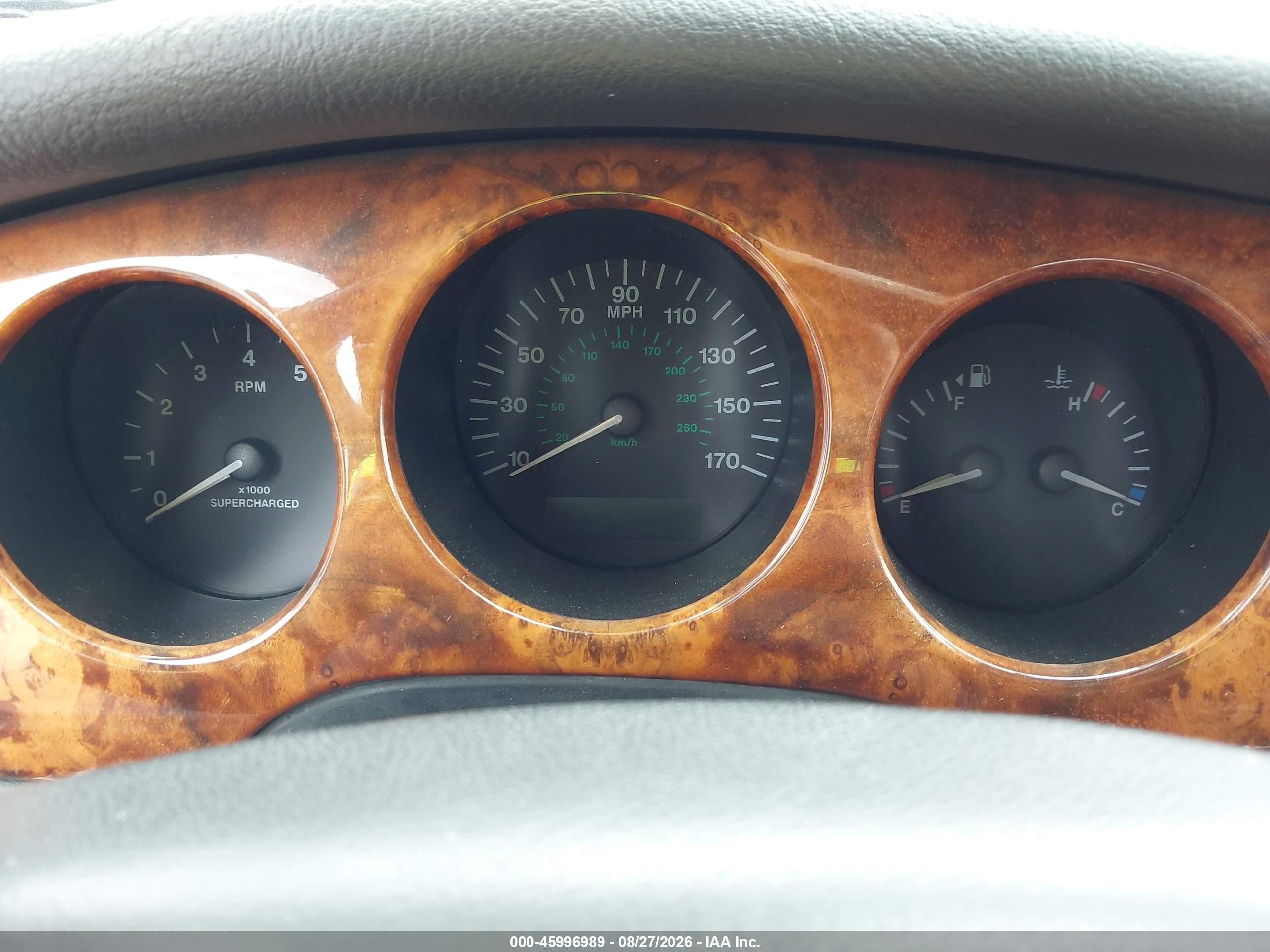 2001 Jaguar Xjr   Gray vin: SAJDA15B21MF36008