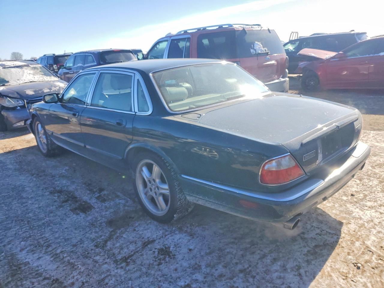 2001 Jaguar Xjr Зеленый vin: SAJDA15B21MF39989