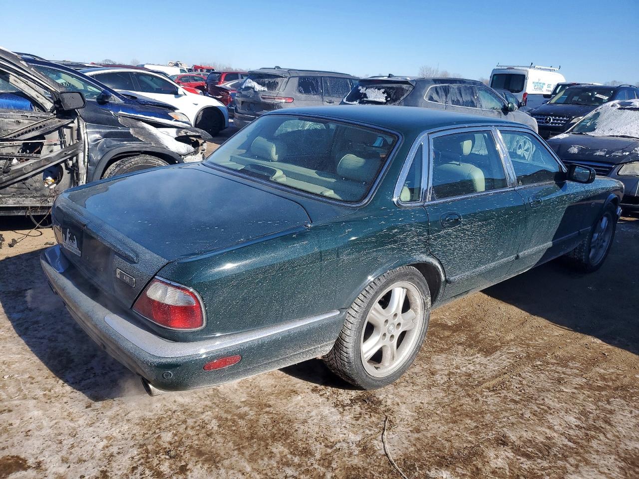 2001 Jaguar Xjr Зеленый vin: SAJDA15B21MF39989