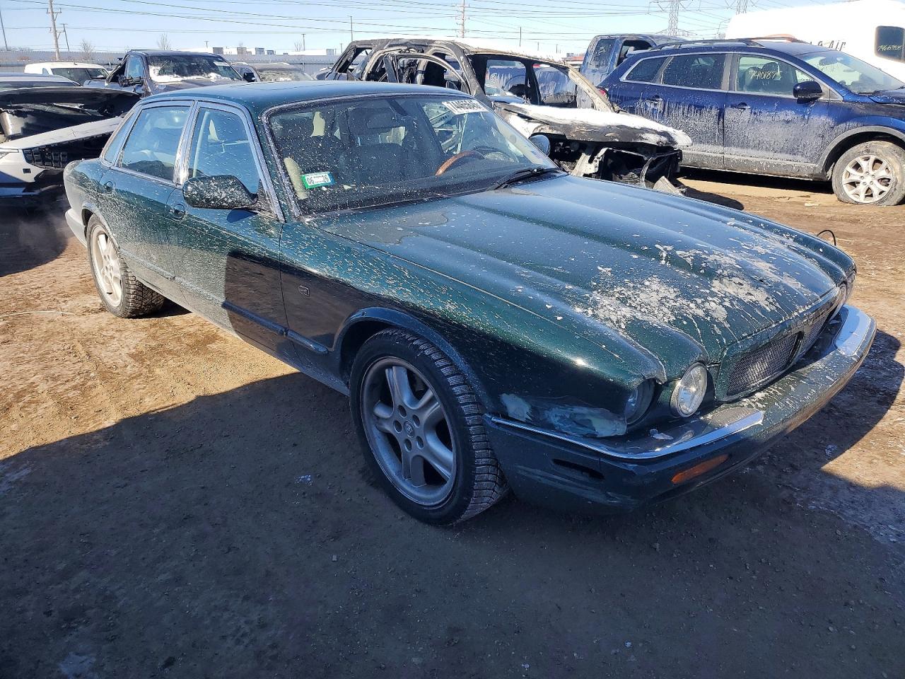 2001 Jaguar Xjr Зеленый vin: SAJDA15B21MF39989