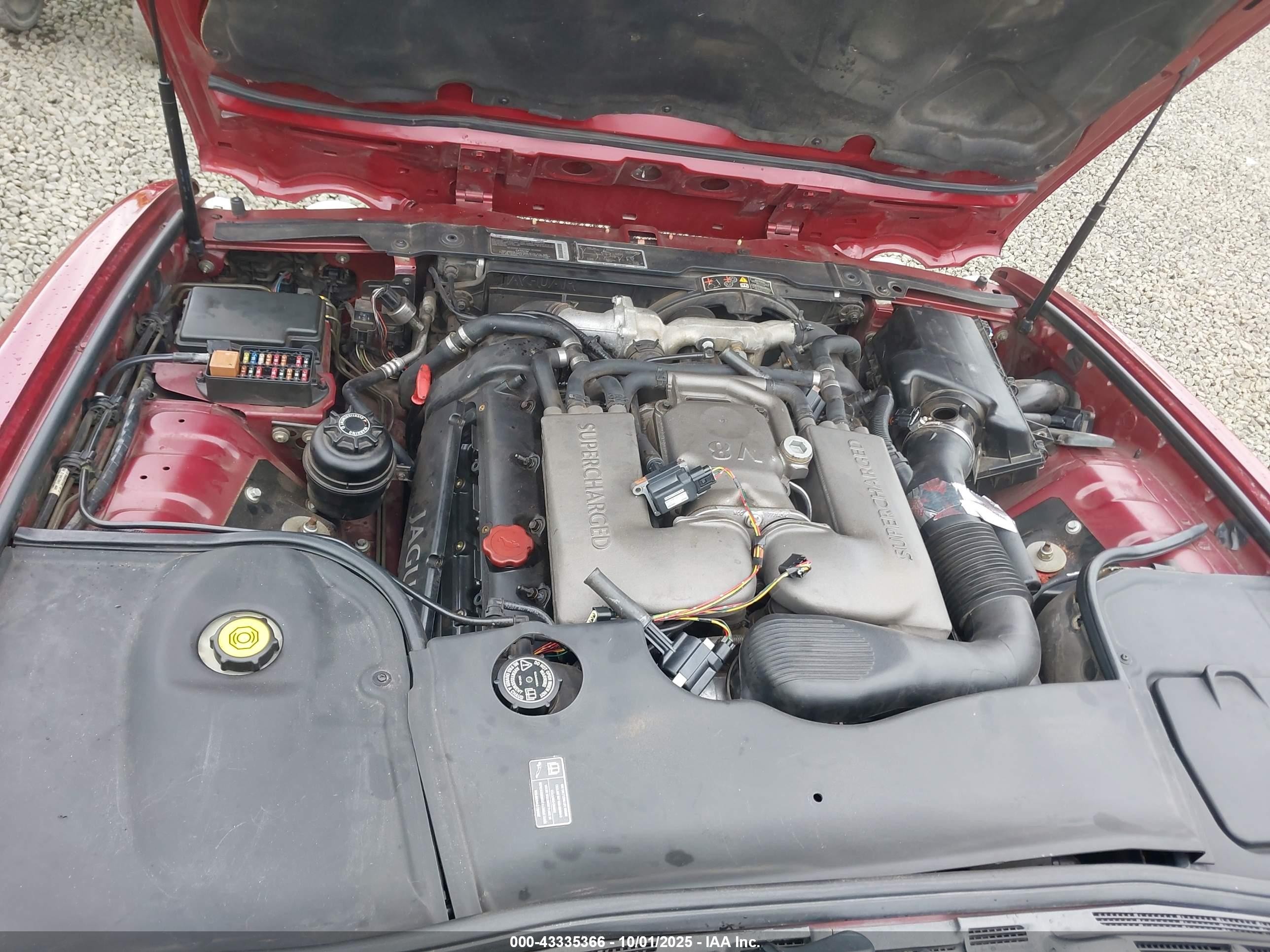 2001 Jaguar Xjr   Red vin: SAJDA15B31MF35191
