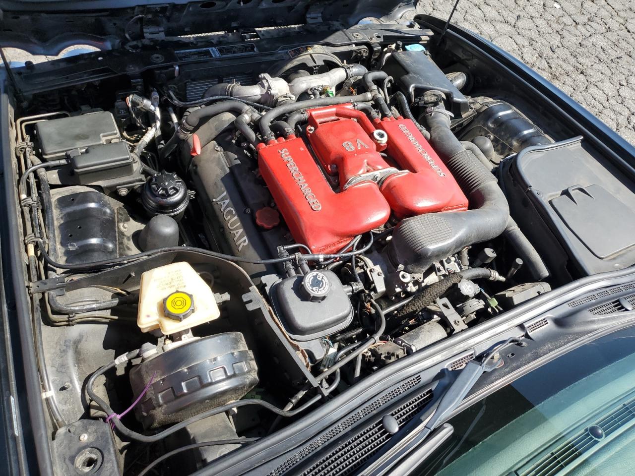 2002 Jaguar Xjr Черный vin: SAJDA15B82MF49279