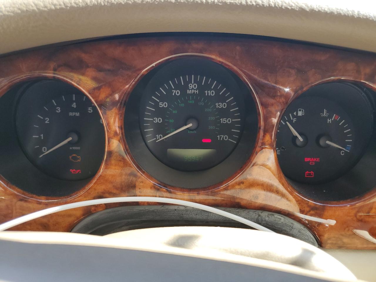 2000 Jaguar Vandenplas Beige vin: SAJDA24C3YLF15667