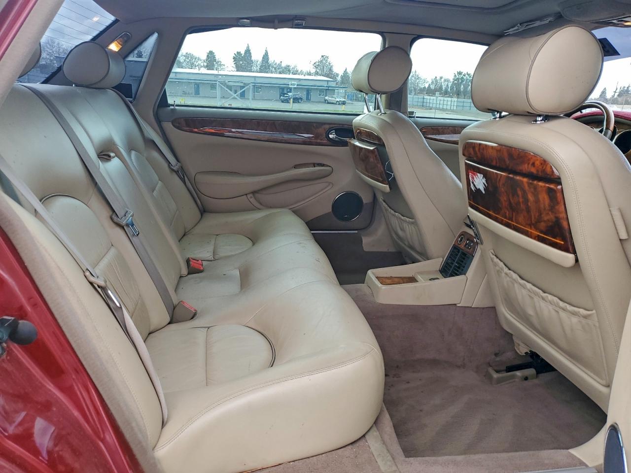 2000 Jaguar Vandenplas Burgundy vin: SAJDA24C6YLF18742
