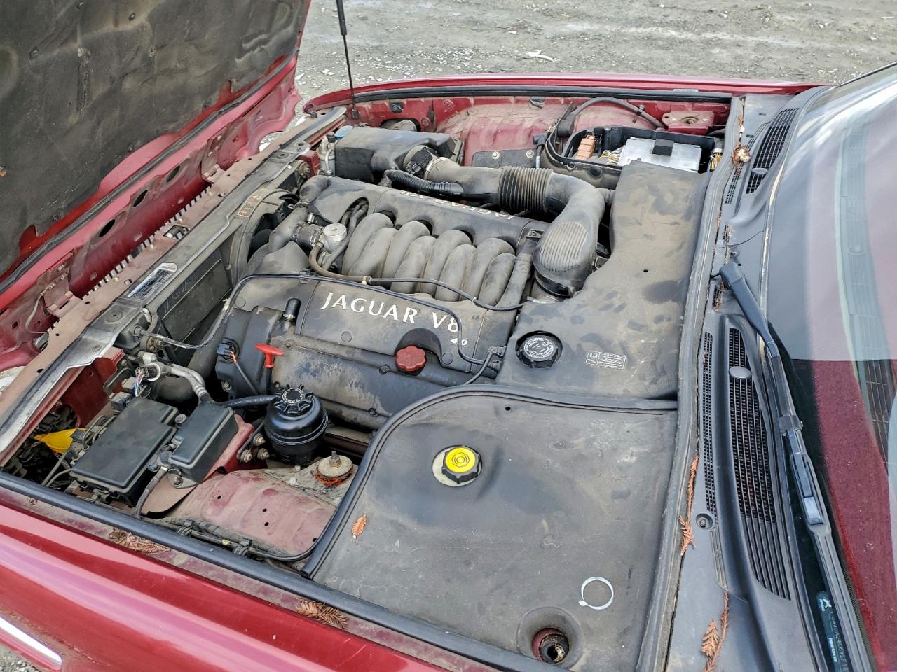 2000 Jaguar Vandenplas Burgundy vin: SAJDA24C6YLF18742