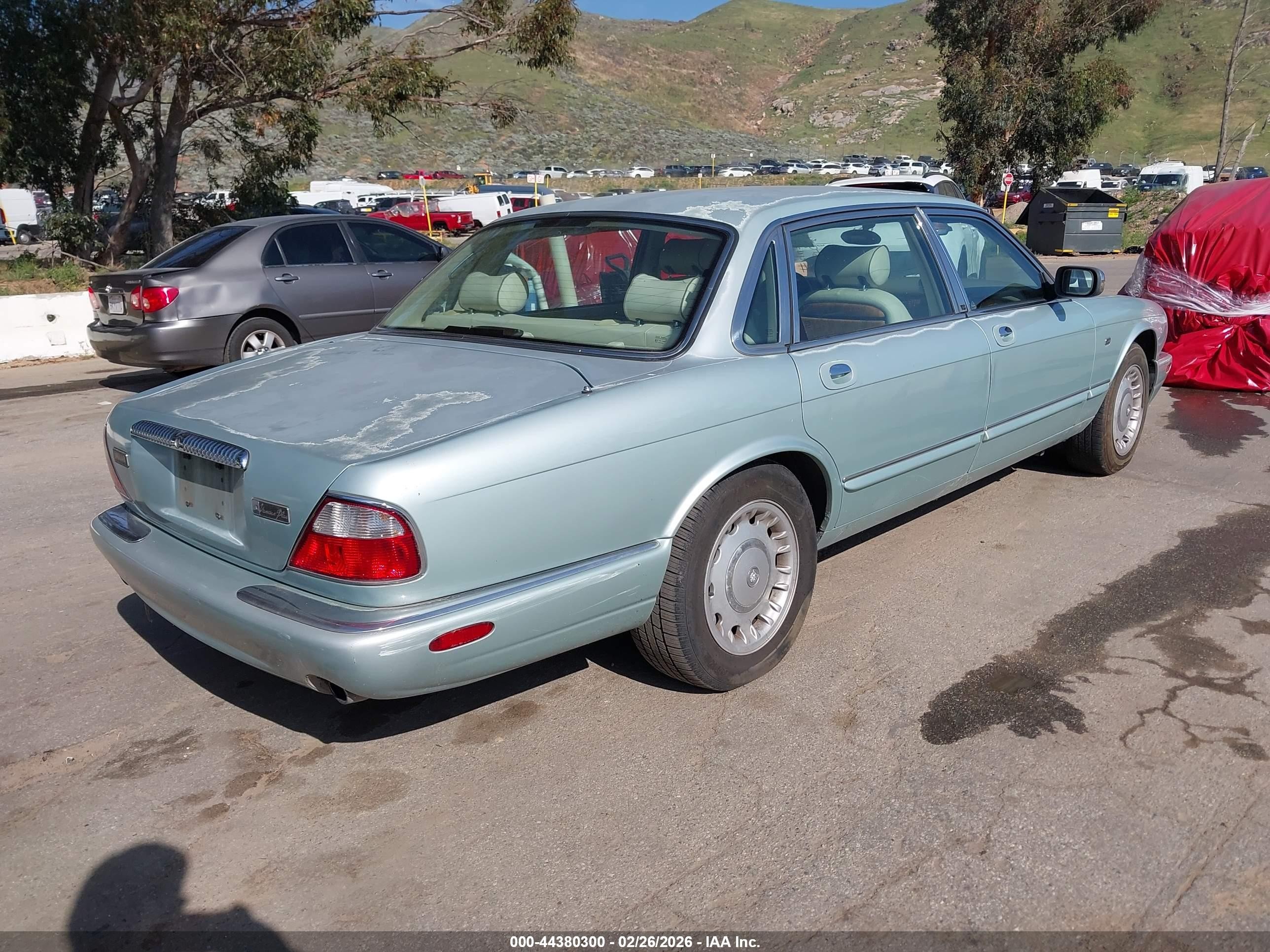 2000 Jaguar Xj8 Vanden Plas Teal vin: SAJDA24C9YLF17343