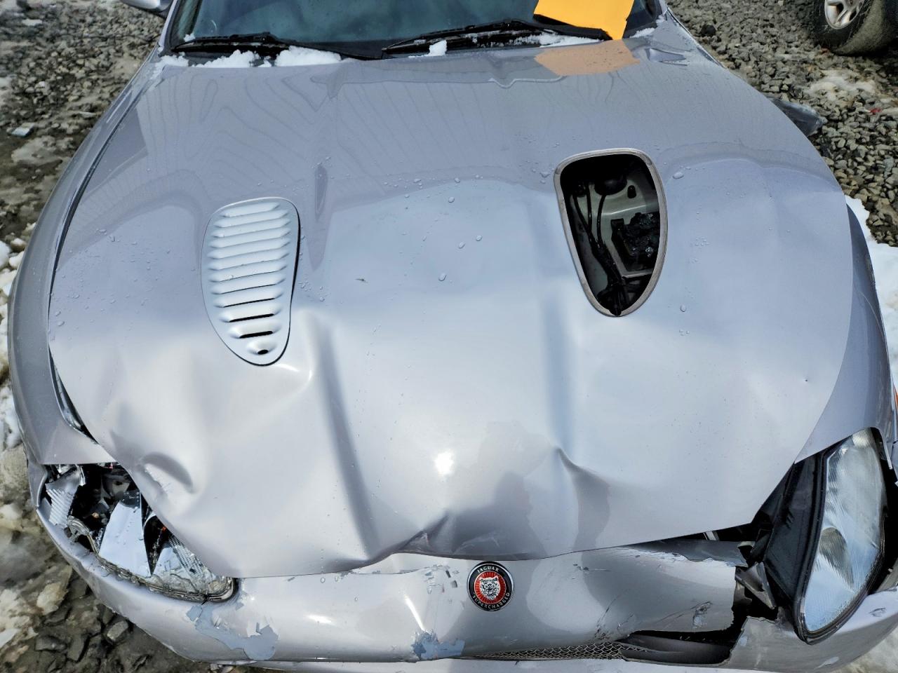 2002 Jaguar Xkr Серебряный vin: SAJDA41B92PA27511