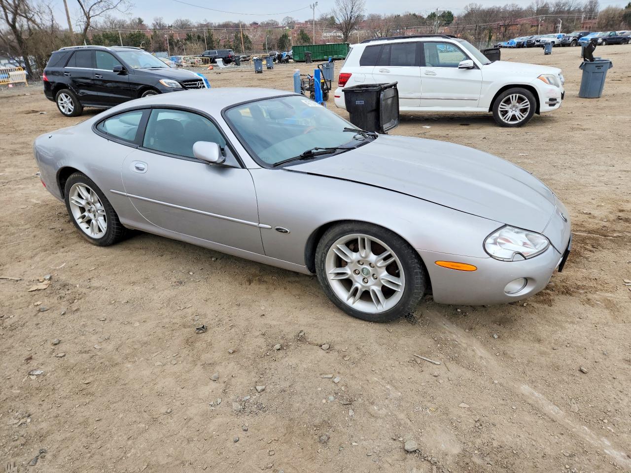 2002 Jaguar Xk8 Silver vin: SAJDA41C72NA25681