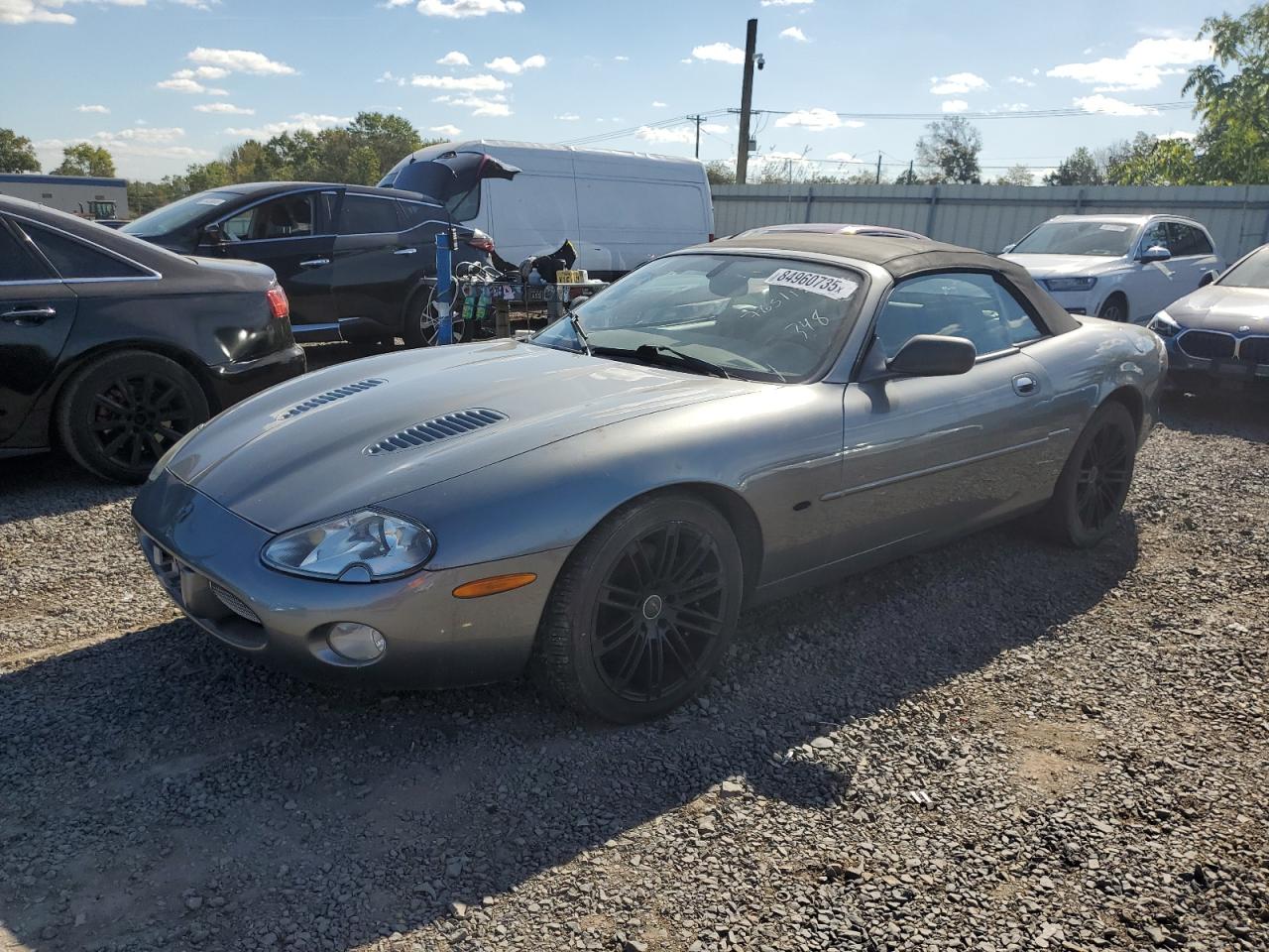 2002 Jaguar Xkr Gray vin: SAJDA42B22PA26487
