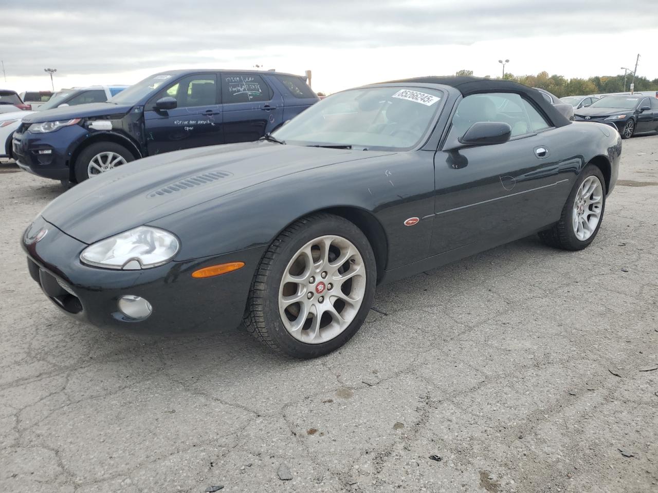 2001 Jaguar Xkr Черный vin: SAJDA42B31PA19188