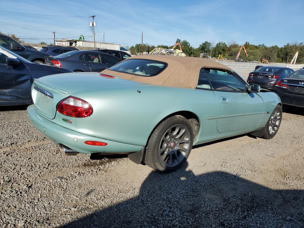2001 Jaguar Xkr Бирюзовый vin: SAJDA42B51PA12629
