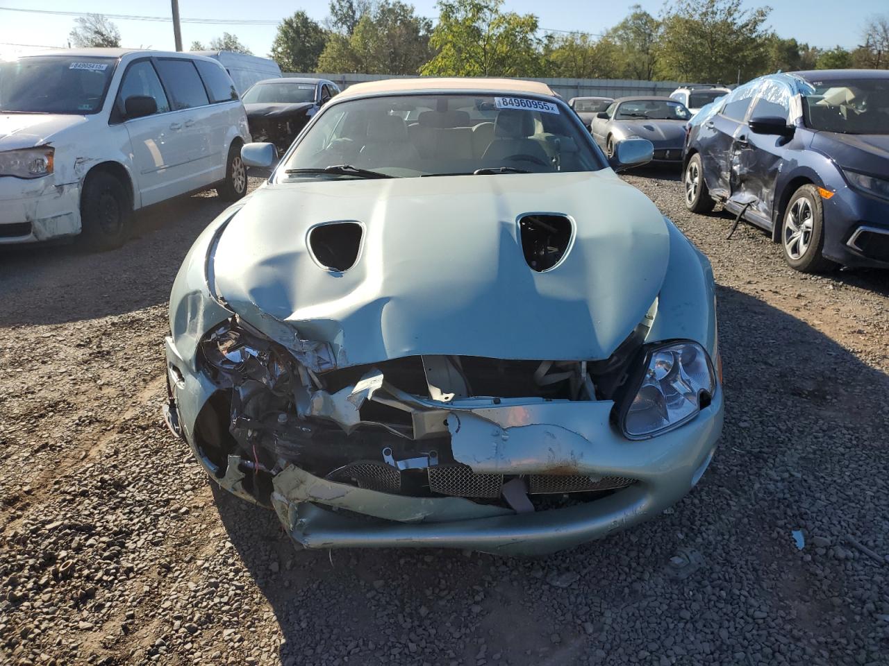 2001 Jaguar Xkr Бирюзовый vin: SAJDA42B51PA12629