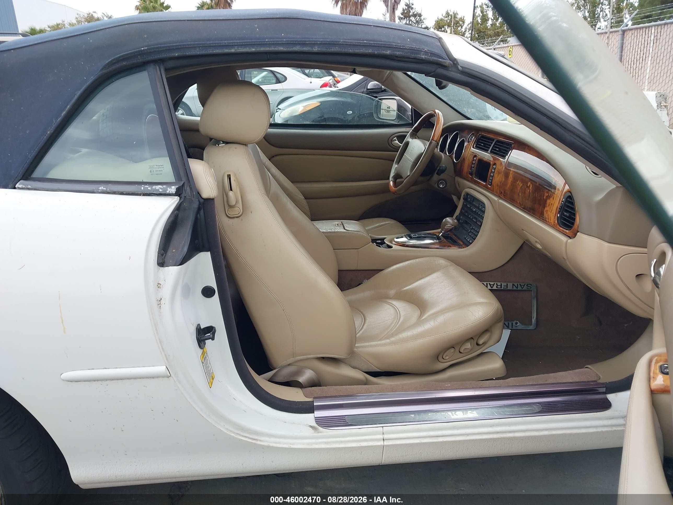 2003 Jaguar Xkr White vin: SAJDA42B533A36813