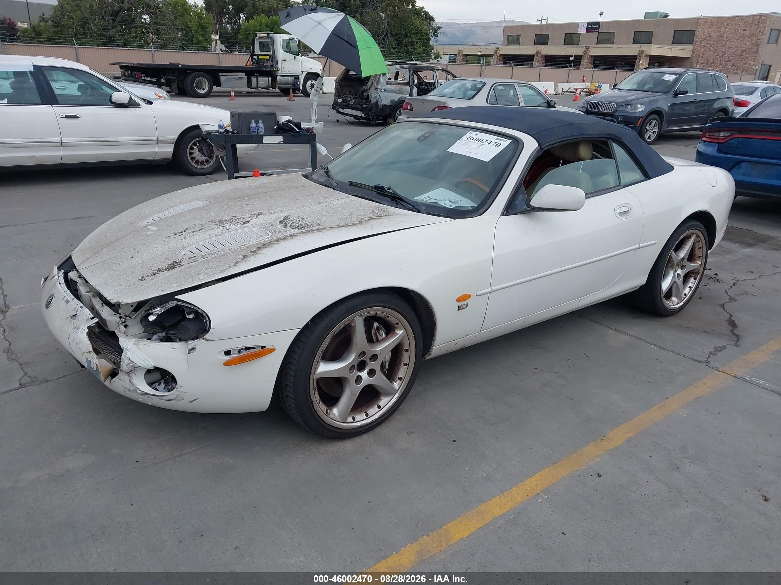 2003 Jaguar Xkr White vin: SAJDA42B533A36813
