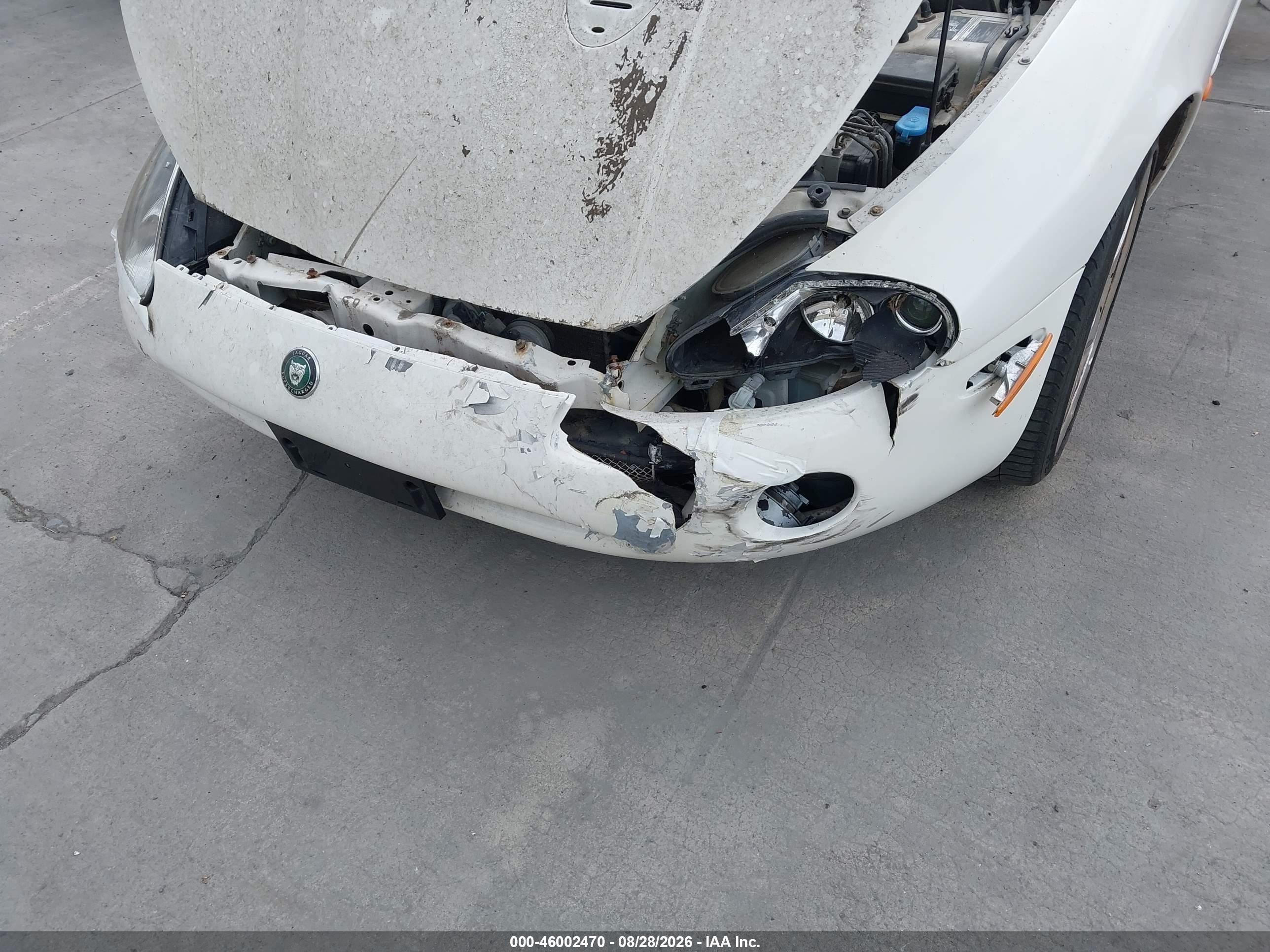2003 Jaguar Xkr White vin: SAJDA42B533A36813