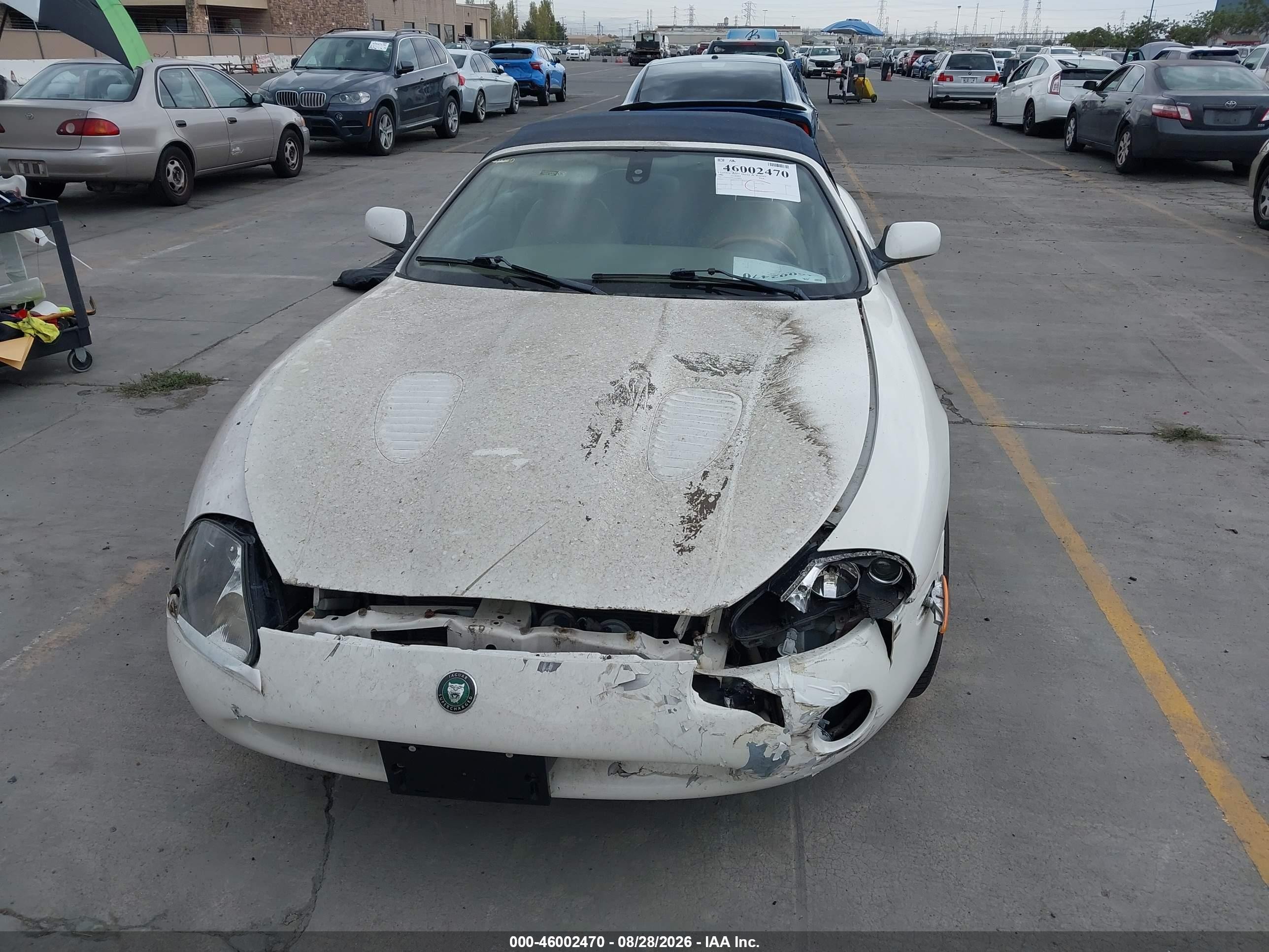 2003 Jaguar Xkr White vin: SAJDA42B533A36813