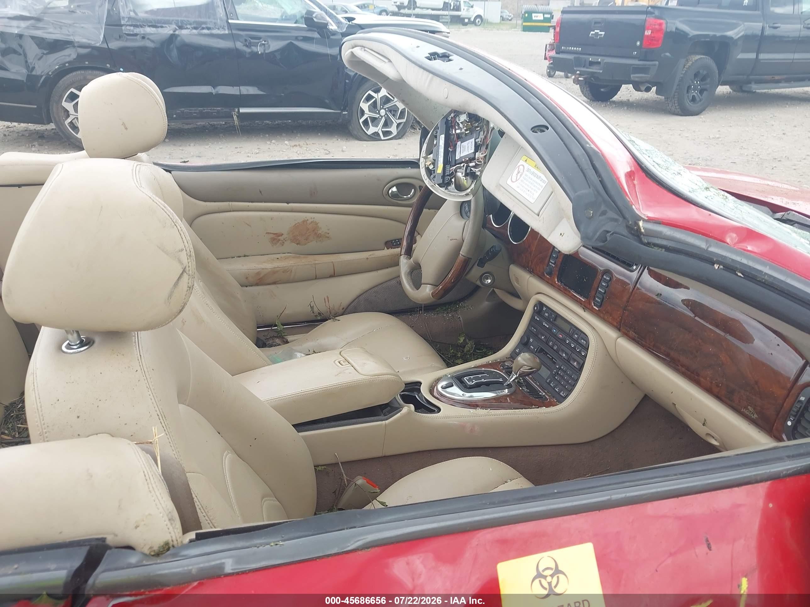 2004 Jaguar Xkr   Red vin: SAJDA42B543A37543