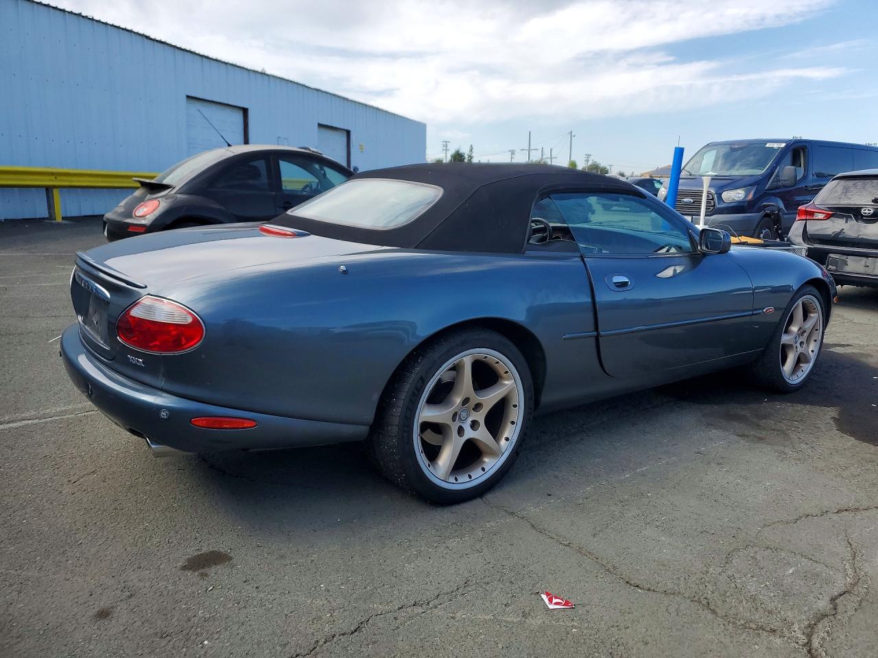 2001 Jaguar Xkr Blue vin: SAJDA42B61PA18293