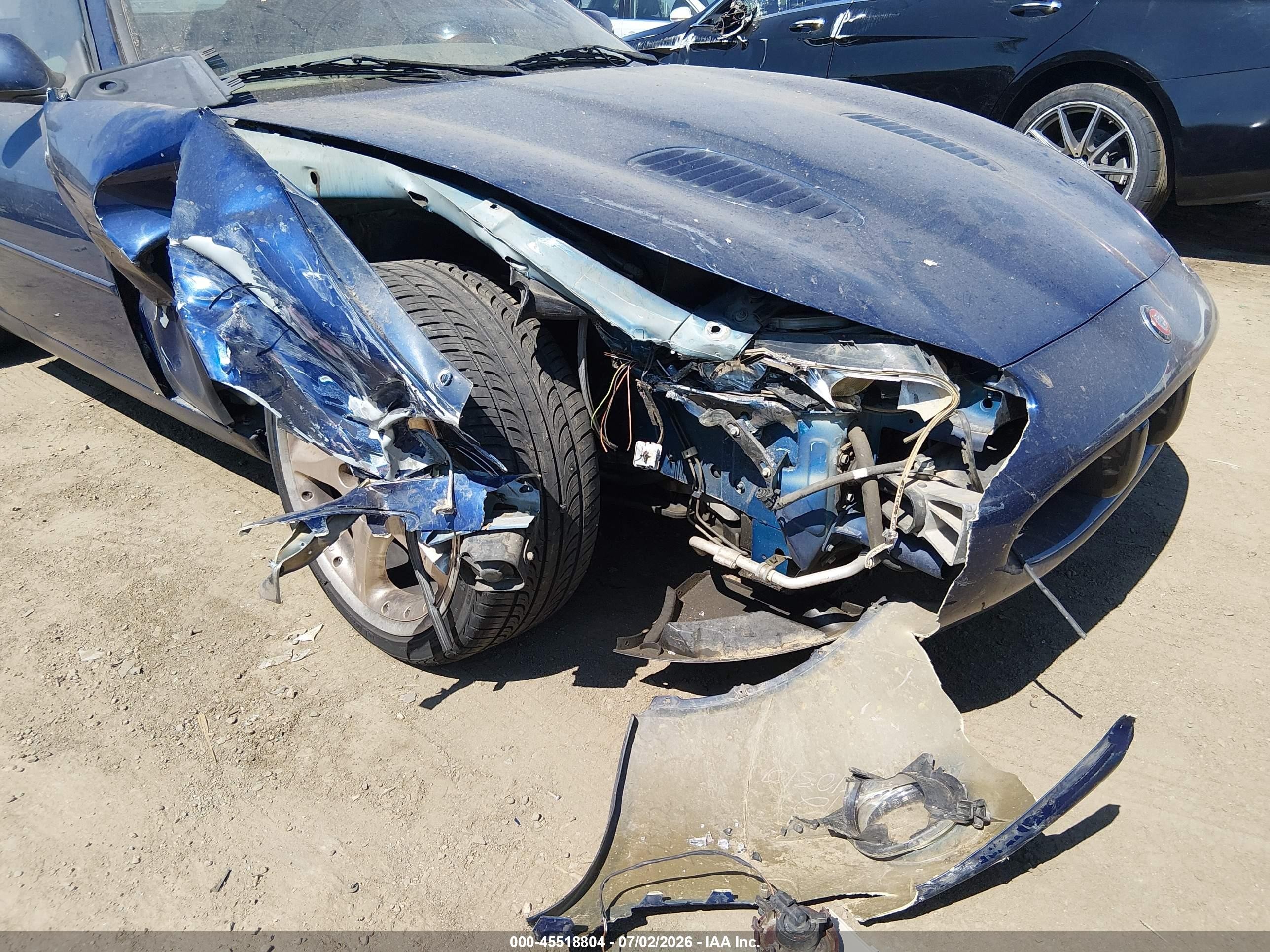 2001 Jaguar Xkr   Синий vin: SAJDA42B71PA20375