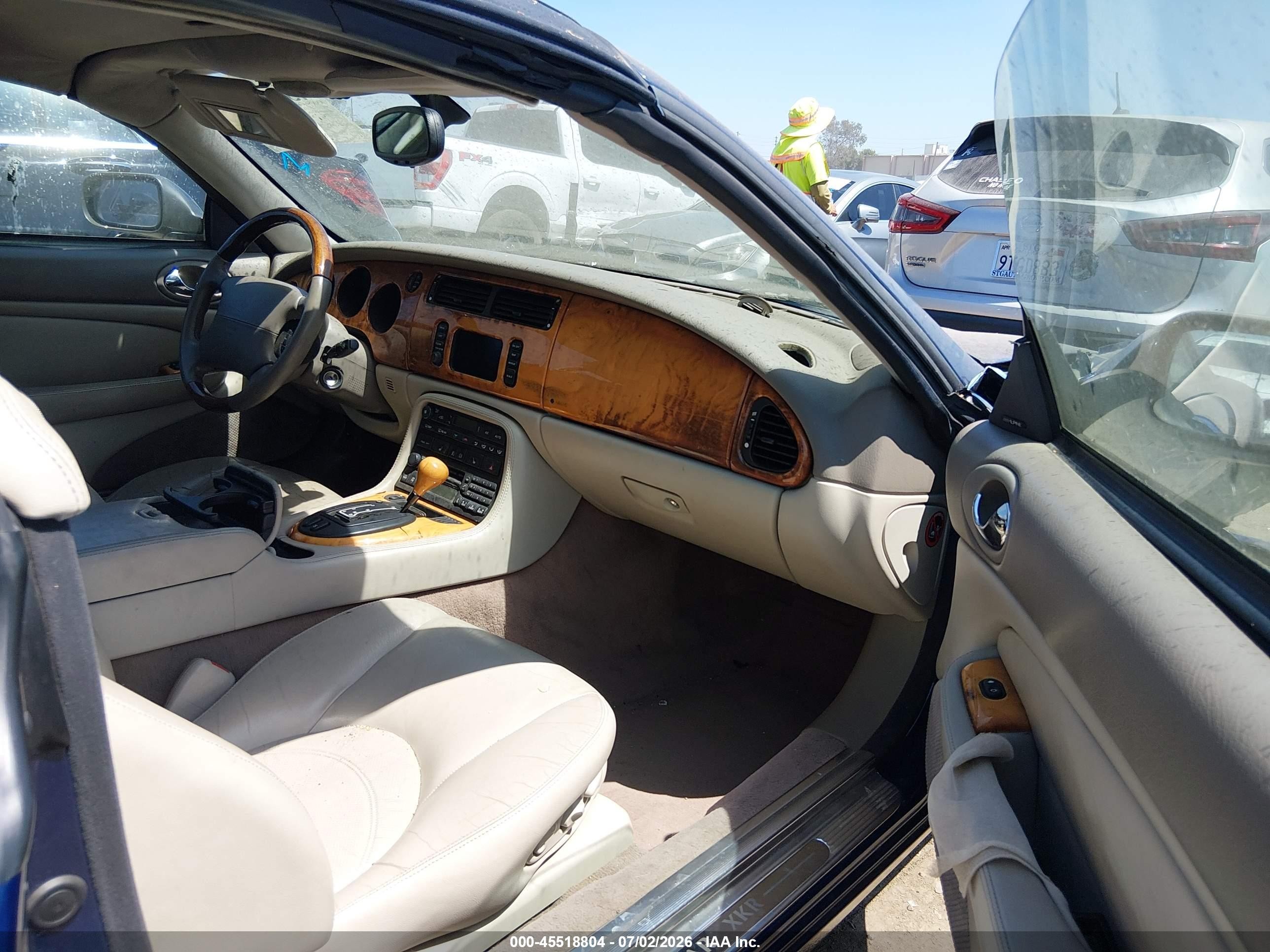 2001 Jaguar Xkr   Синий vin: SAJDA42B71PA20375