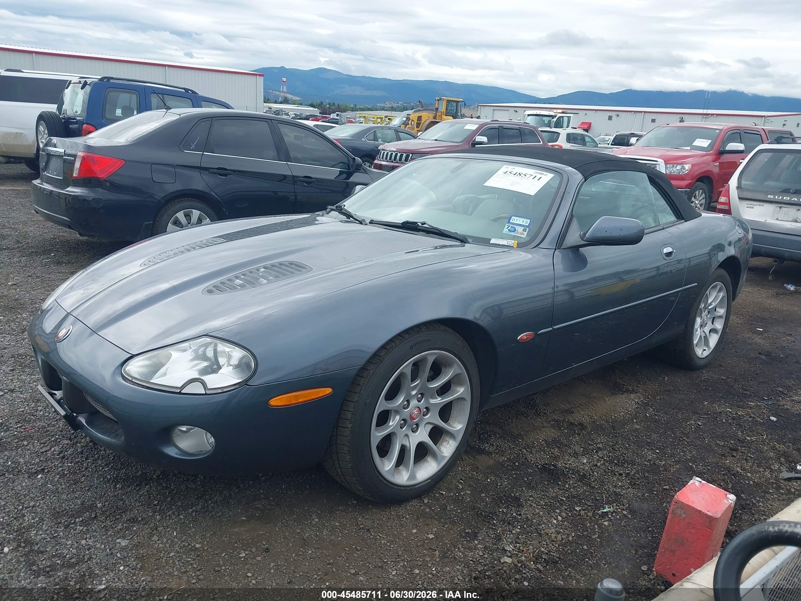 2001 Jaguar Xkr   Синий vin: SAJDA42B81PA16397
