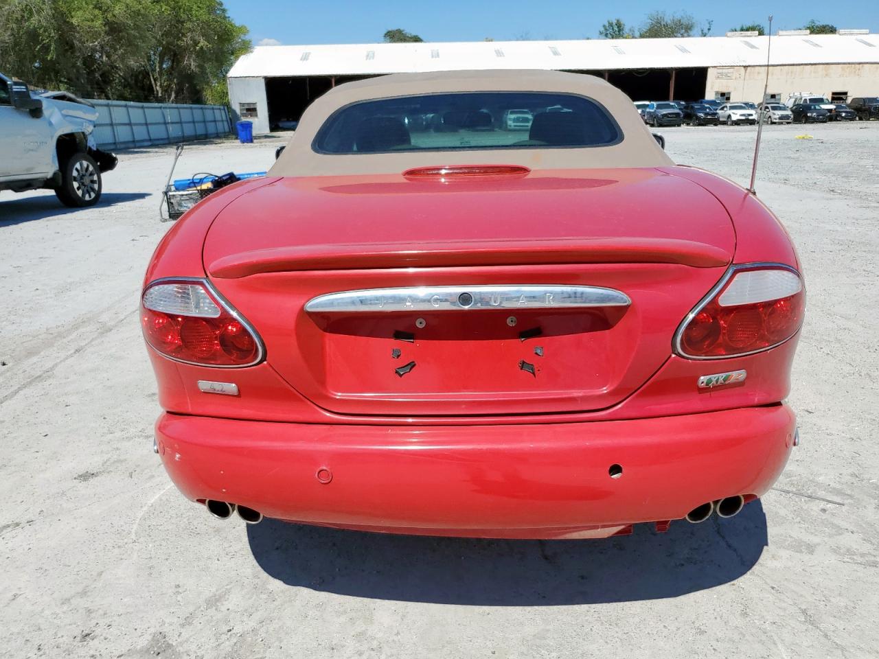 2006 Jaguar Xkr Red vin: SAJDA42B863A44781