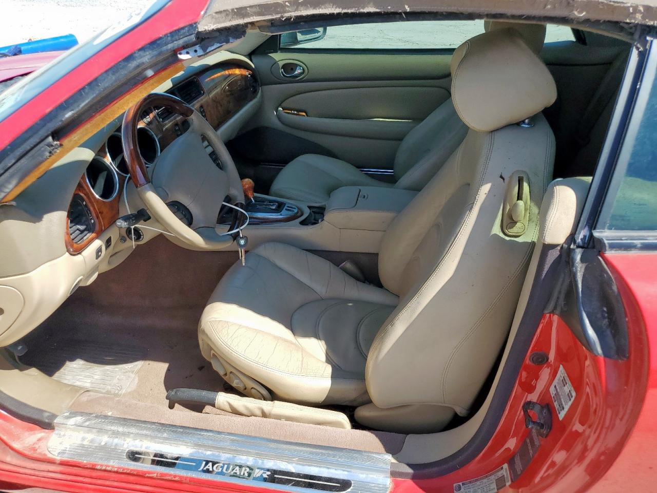 2006 Jaguar Xkr Red vin: SAJDA42B863A44781