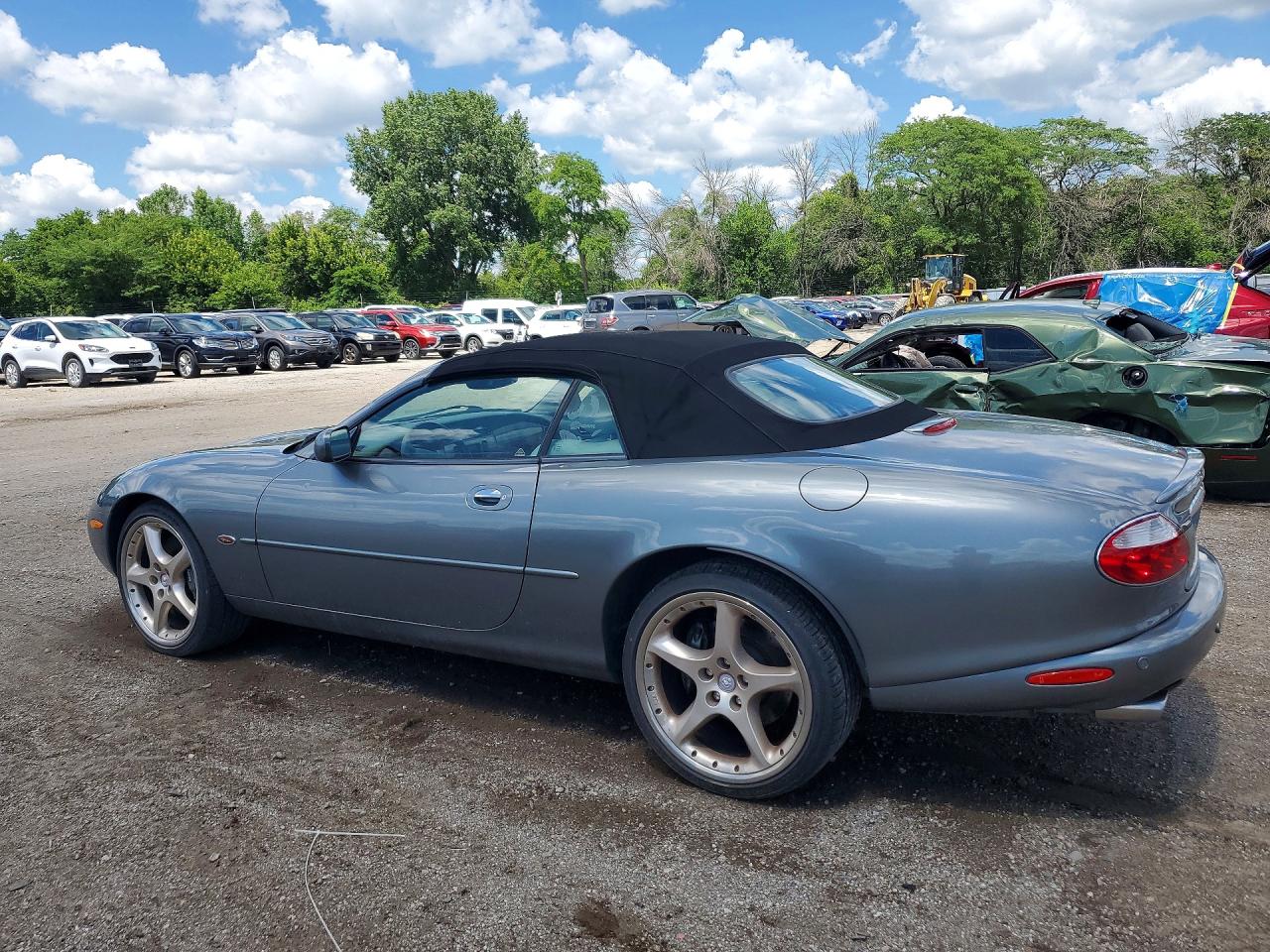 2002 Jaguar Xkr Silver vin: SAJDA42B92PA26065