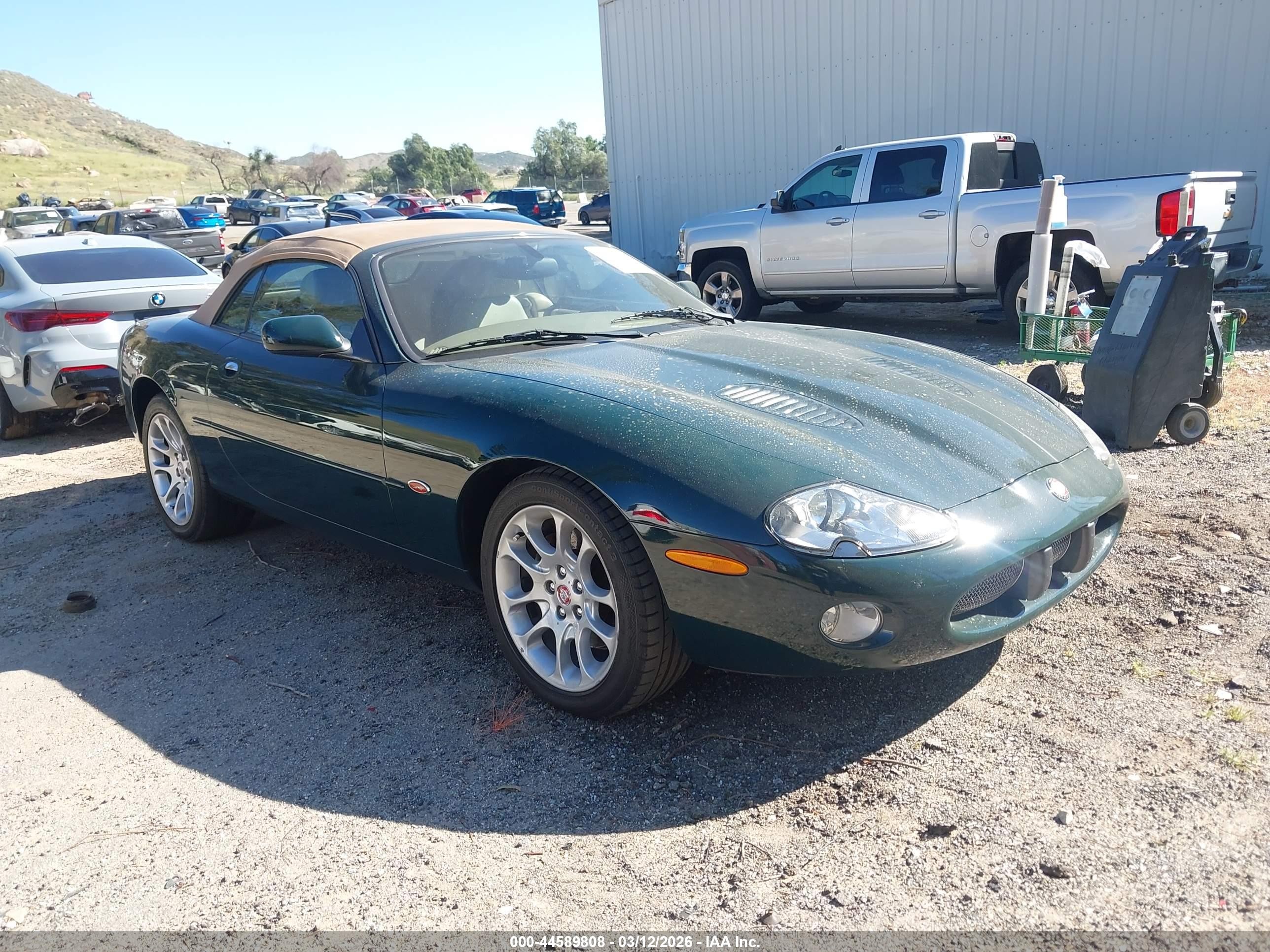 2002 Jaguar Xkr   Green vin: SAJDA42B92PA27250