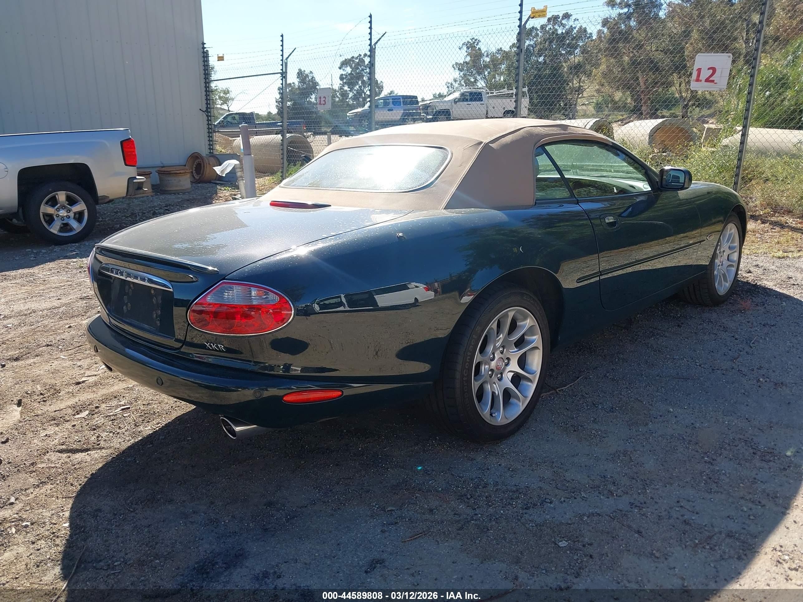 2002 Jaguar Xkr   Green vin: SAJDA42B92PA27250