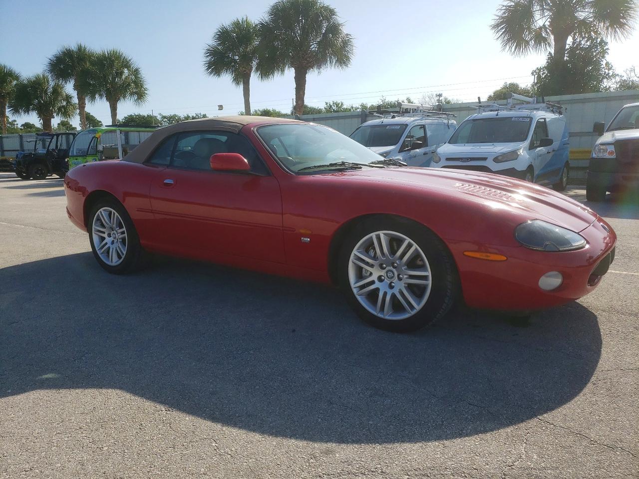 2003 Jaguar Xkr Red vin: SAJDA42BX33A31204