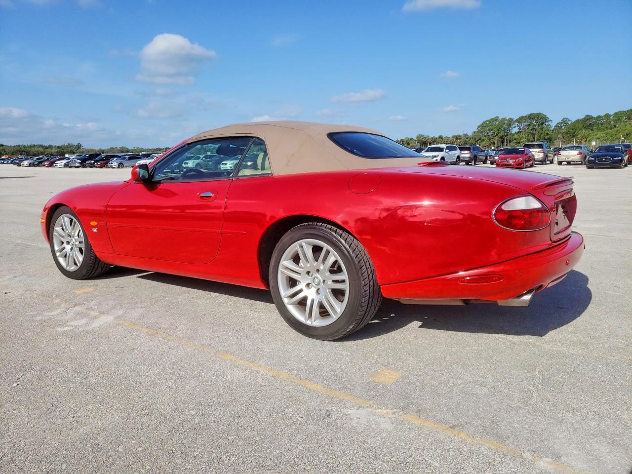 2003 Jaguar Xkr Red vin: SAJDA42BX33A31204