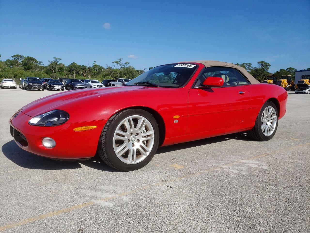 2003 Jaguar Xkr Red vin: SAJDA42BX33A31204