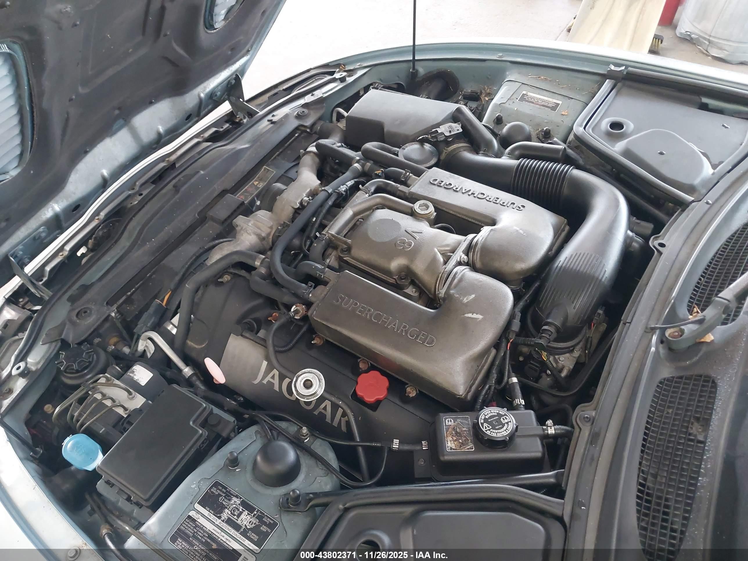 2003 Jaguar Xkr   Light Blue vin: SAJDA42BX33A34653