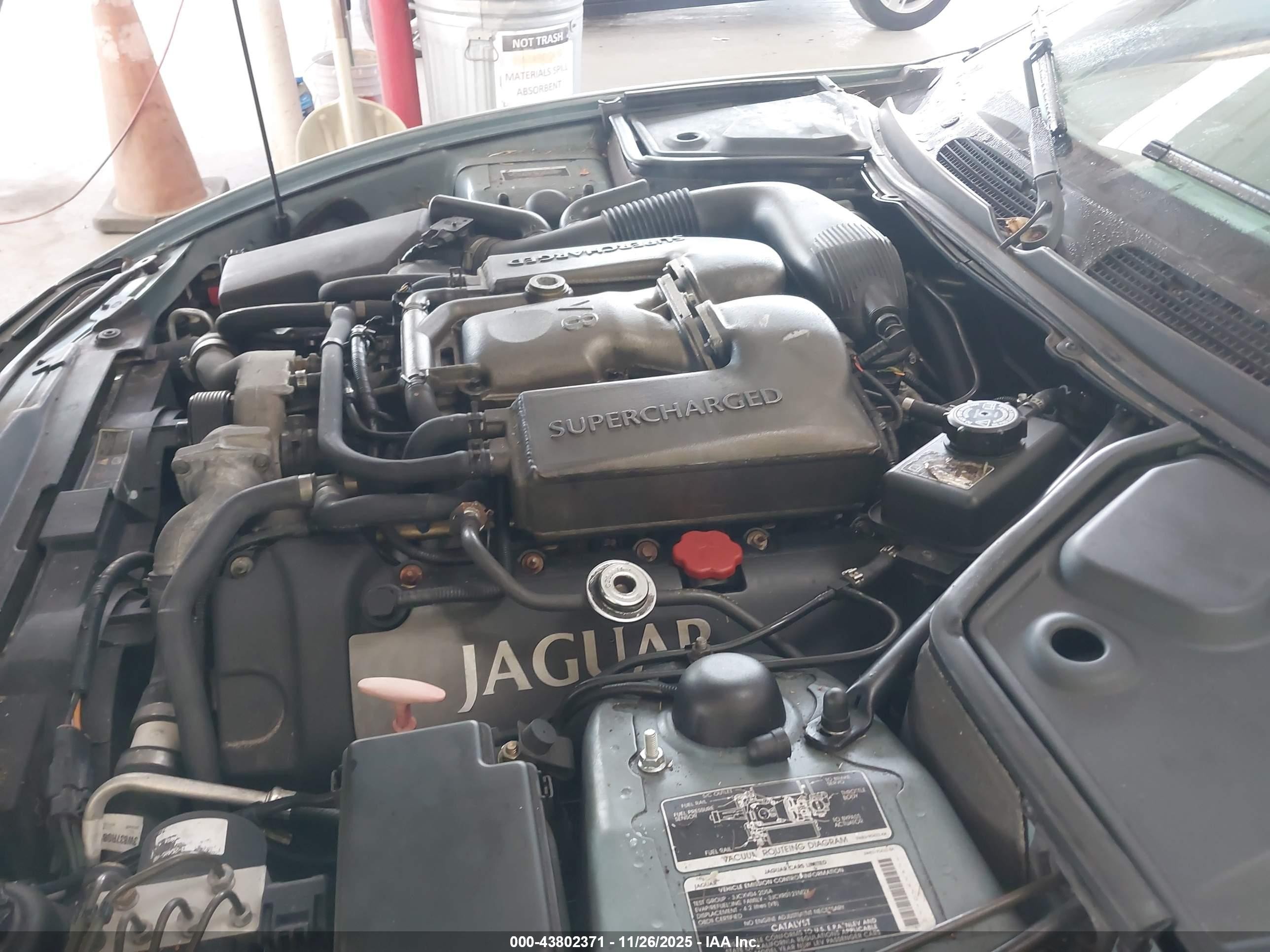 2003 Jaguar Xkr   Light Blue vin: SAJDA42BX33A34653