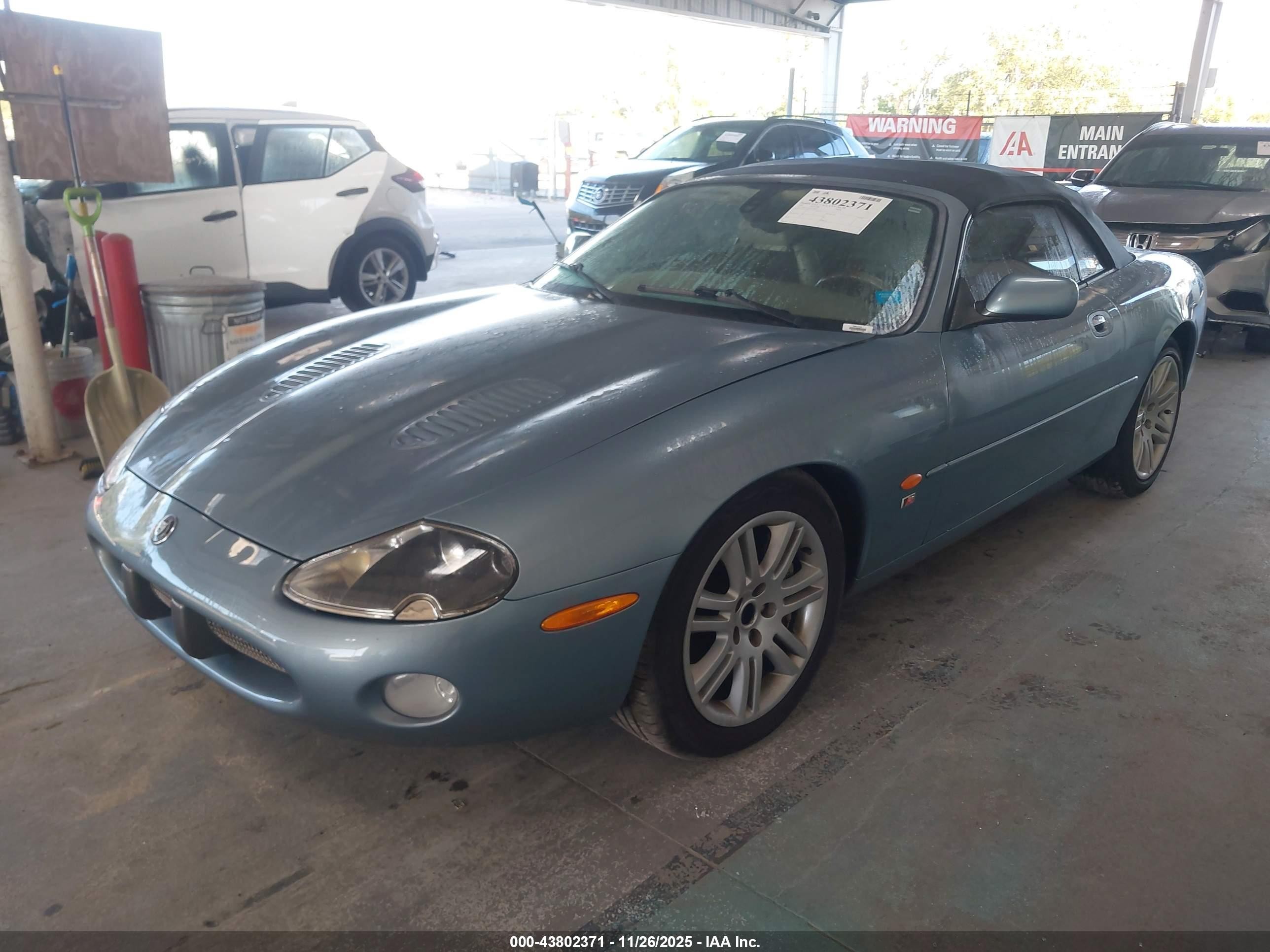 2003 Jaguar Xkr   Light Blue vin: SAJDA42BX33A34653